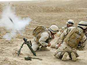 Greywolf soldiers advise Iraqi troops